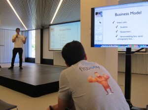 Fitboo looks on as Erle Robotics presents at Seedcamp Barcelona 2013 