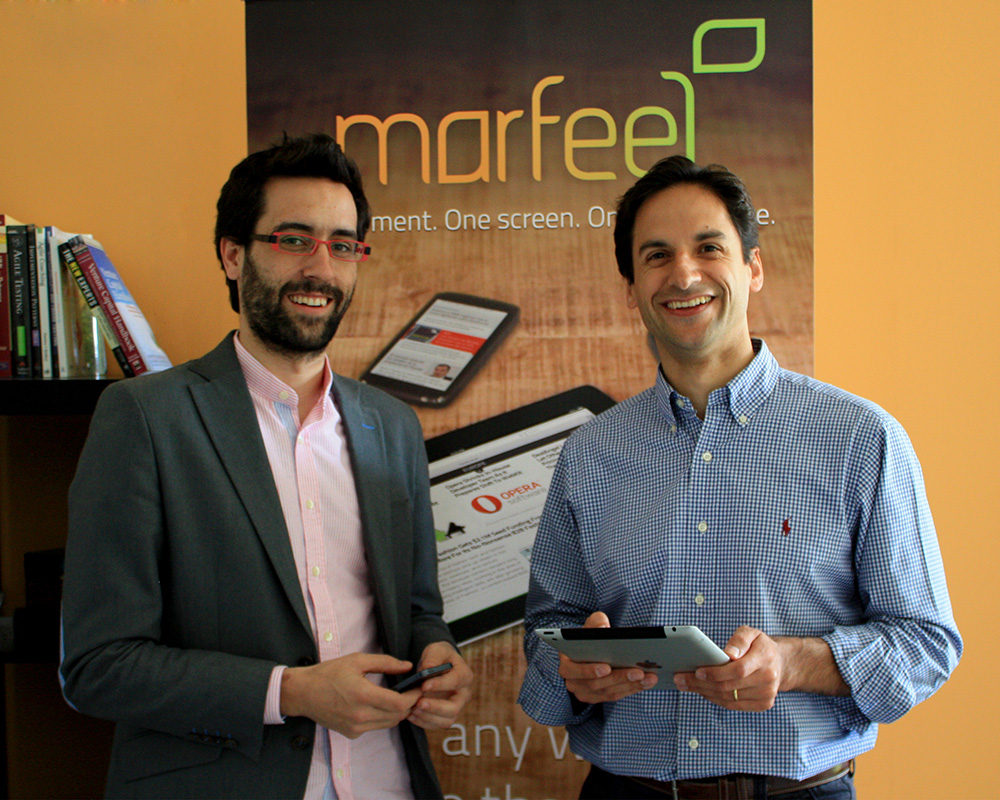 Marfeel founders Xavi Beumala and Juan Margenat