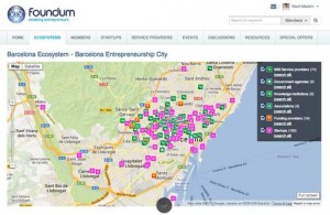 Foundum offers an interactive view of the Barcelona startup ecosystem