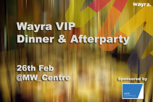 Wayra VIP dinner & afterparty - Barcinno