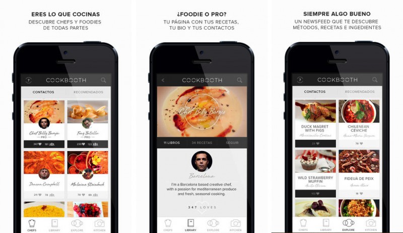 CookBooth iphone app