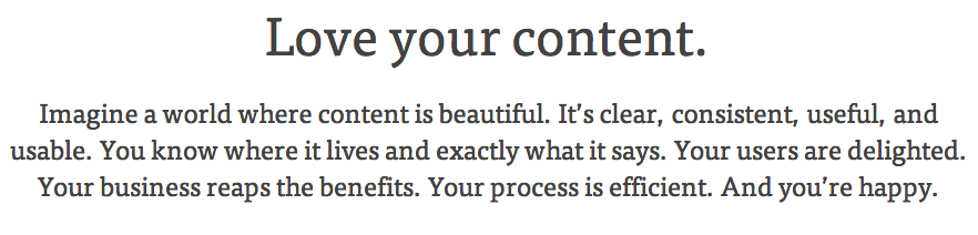 Brain Traffic on their approach to content strategy. 