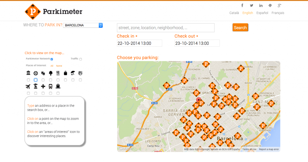 Barcelona startup Parkimeter solves city parking issues with a multi-environment solution.