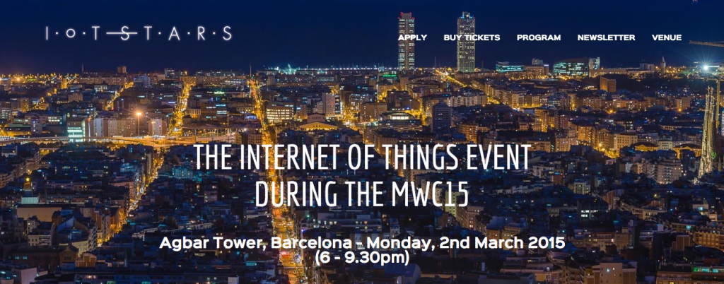 IoT Stars - Internet of Things event during Mobile World Congress 2015