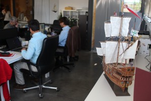 A lot of hard work being done at Nautal's offices these final months before the boat season hits Spain