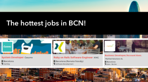 3 Awesome Startup jobs in Barcelona