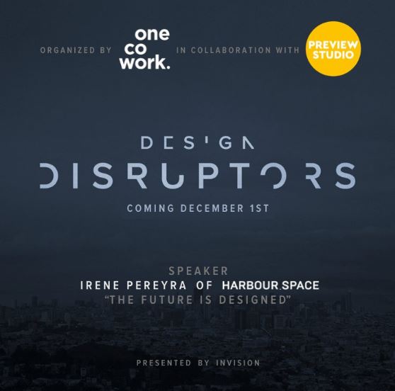 Design Disruptors Barcelona, by Preview Studios and OneCoWork