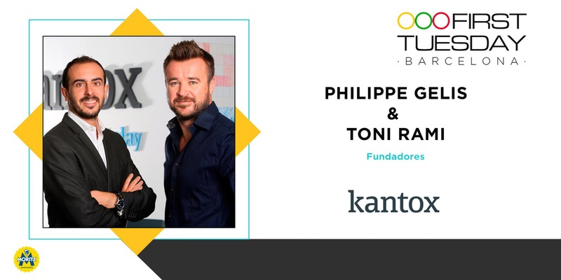 Philippe Gelis y Toni Rami, fundadores de Kantox, en First Tuesday BCN